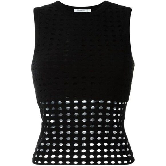 T by Alexander Wang Perforated Hole Tank ASO Isabelle Lightwood - Picture 5 of 12
